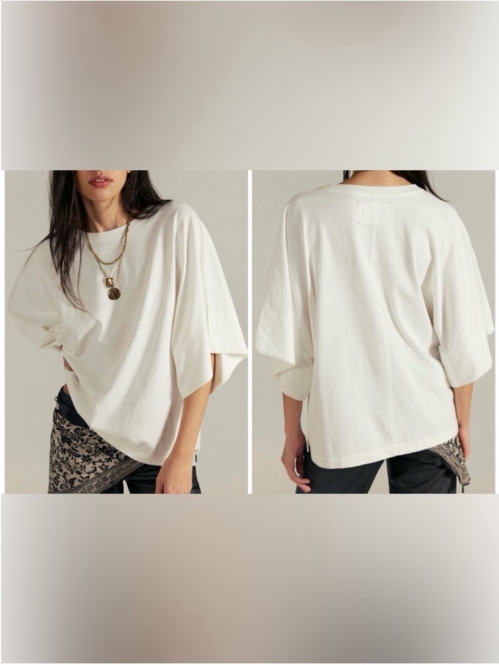 White tee
